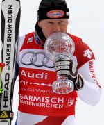 Carlo Janka gewinnt die Abfahrt in Garmisch