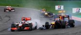Vettel am Boden