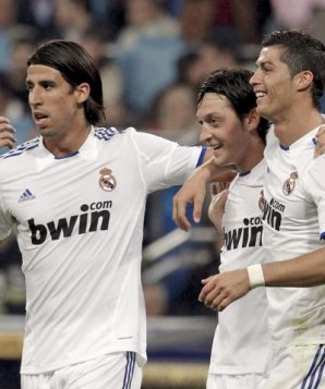Sami Khedira (li.), Mesut Özil und Ronaldo sind alle dabei