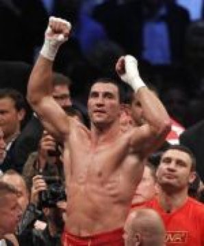 Wladimir Klitschko in Siegerpose