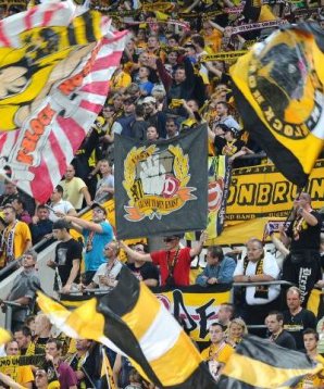 Dresden-Fans jubeln