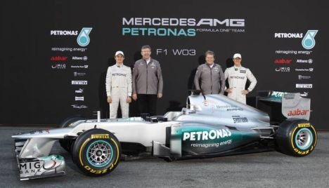 Der neue Mercedes F1 W03