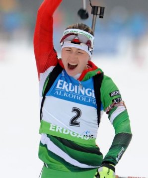 Erstes Gold für Darya Domracheva