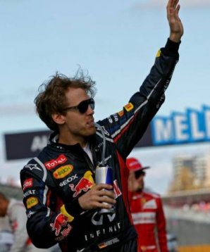 Sebastian Vettel hatte Grund zum jubeln Sebastian Vettel