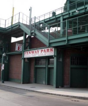 Der unscheinbare Eingang zu Baseball-Mekka Fenway Park