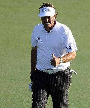 Von einer Woge der Begeisterung getragen: Phil Mickelson