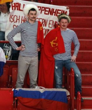 Russische Fans em 2012,euro,russland