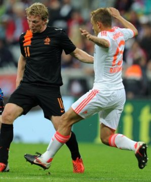 Dirk Kuyt hat seinen Platz im EM-Kader der Niederländer sicher Kuyt, Niederlande