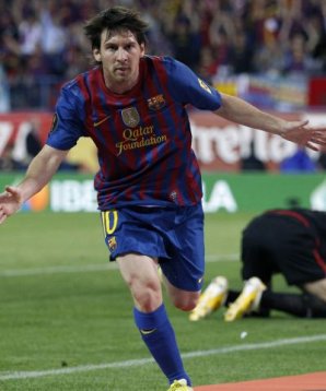 Lionel Messi feierte mit dem FC Barcelona den nächsten Titel Messi, Barcelona, Copa del Rey, Guardiola