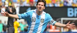 Argentinien gegen Brasilien Lionel Messi