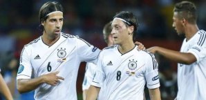 Das deutsche Real-Duo: Sami Khedira und Mesut Özil em,euro,2012,real,ronaldo,benzema,özil,khedira