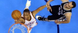 Manu Ginobili gestand nach dem Spiel die Chancenlosigkeit ein Ginobili, Spurs, Durant, OKC