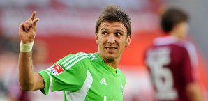 Mario Mandzukic verlässt Wolfsburg offenbar in Richtung München Mario Mandzukic, VfL Wolfsburg