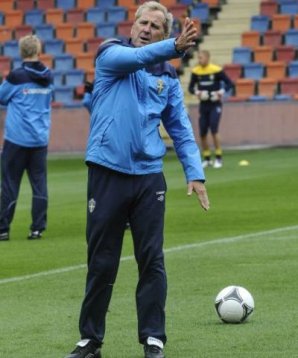 Schwedens Nationaltrainer Erik Hamren