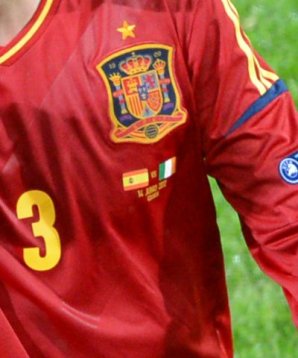 Spanien, EM 2012, Wappen, falsch