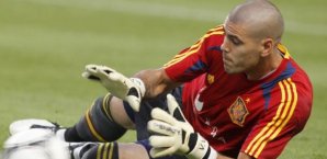 Spaniens Ersatztorwart Victor Valdés Victor Valdés,euro,em,2012,frankreich,barcelona