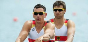 Anton Braun und Felix Drahotta gewannen ihren Hoffnungslauf Anton Braun und Felix Drahotta, rudern, olympia