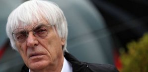 Bernie Ecclestone schaut skeptisch Bernie Ecclestone,Formel 1,Porträtfoto