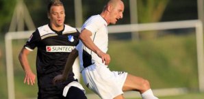Boris Vukcevic (li.) beim Spiel gegen LASK Linz Boris Vukcevic,TSG Hoffenheim,Bundesliga