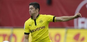 Robert Lewandowski erzielte den einzigen Treffer gegen Warschau Borussia Dortmund,Legia Warschau,Robert Lewandowski,Testspiel,Tests