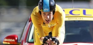 Bradley Wiggins war nicht zu schlagen Bradley Wiggins,Tour de France,Gelbes Trikot