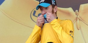 Bradley Wiggins hat die Tour de France gewonnen Bradley Wiggins,Tour de France,Gelbes Trikot,Sky