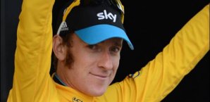 Bradley Wiggins triumphierte im Zeitfahren Bradley Wiggins,Tour de France,Radsport,Sky,Christopher Froome,Vincenzo Nibali
