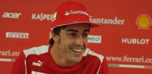 Fernando Alonso trotzt dem Regen Fernando Alonso, Ferrari