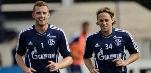 Timo Hildebrand (re.) kämpft mit Ralf Fährmann um den Stammplatz Hildebrand, FC Schalke, Torhüter