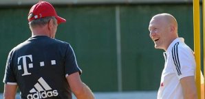 Sammer und Heynckes haben in Italien ihren Spaß Jupp Heynckes, Matthias Sammer, Trainingslager, Gardasee, Bayen München