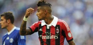 Kevin-Prince Boateng im Testspiel gegen Schalke 04 kevin-prince boateng, ac mailand