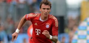 Mario Mandzukic traf gegen seinen Ex-Club Wolfsburg Mario Mandzukic,Bayern,München,Halbprofil