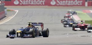 Mark Webber setzte sich in Silverstone durch Mark Webber, Red Bull, Formel 1