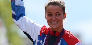 Gewann Silber im Radrennen: Elizabeth Armitstead Olympia, Elizabeth Armitstead, Großbritannien