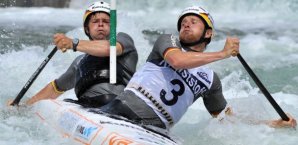 Das Duo Schröder/Henze ist bei Olympia ausgeschieden Olympia, Kanu, Slalom, Schröder/Henze