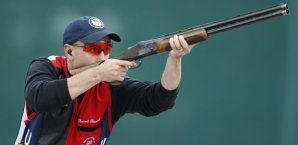 Vincent Hancock hat Gold im Skeet-Schießen gewonnen Olympia, Skeet, Vincent Hancock