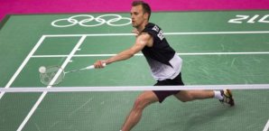 Marc Zwiebler steht im Achtelfinale Olympia, Zwiebler, Badminton
