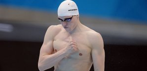 Paul Biedermann steht im Finale über 200 Meter Freistil Paul Biedermann, Schwimmen