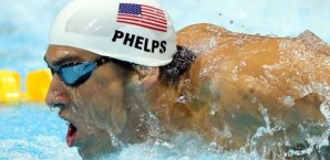 Michael Phelps wurde wieder geschlagen Phelps, Schwimmen, Silber, Olympia