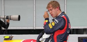 Sebastian Vettel nach dem Rennen Sebastian Vettel, Red Bull, Formel 1, Hockenheimring, Strafe