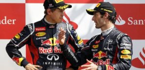 Die Red Bull-Rivalen Sebastian Vettel und Mark Webber Sebastian Vettel und Mark Webber
