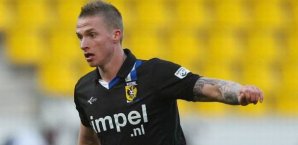 Alexander Büttner im Trikot von Vitesse Arnheim Alexander Büttner, Manchester United, Vitesse Arnheim