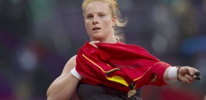 Betty Heidler warf einfach zu genau Betty Heidler,Hammerwurf,Olympia