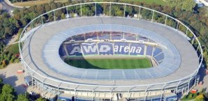Es werden strenge Sicherheitsmaßnahmen rund um die AWD-Arena getroffen Die AWD-Arena in Hannover