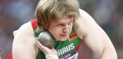 Nadzeya Ostapchuk beim Kugelstoßen