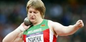 Nadzeya Ostapchuk beim Kugelstoßen