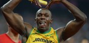 Usain Bolt,Olympia,London 2012,jubel