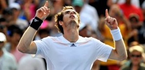 Andy Murray in Siegerpose Andy Murray, Tennis, US Open