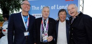 Dmitry Chernyshenko (l) war auch bei den Sommerspielen in London vor Ort Dmitry Chernyshenko,Winterspiele Sochi 2014