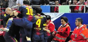 Cesc Fabregas wurde am Ende für sein Tor gefeiert FC,Barcelona,cesc,fabregas,fc,sevilla,tor